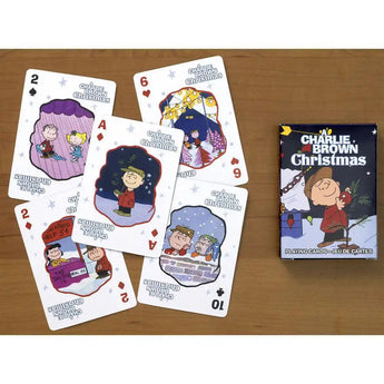 Charlie Brown reg Christmas Playing Cards