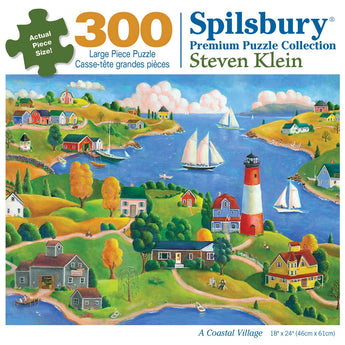 A Coastal Village Jigsaw Puzzle