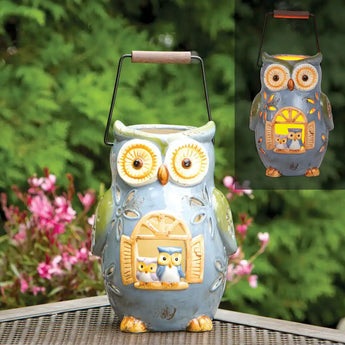 LED Owl Lantern