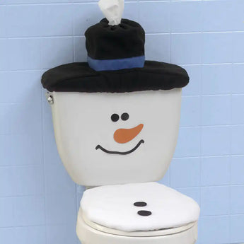 Snowman Toilet Seat Cover