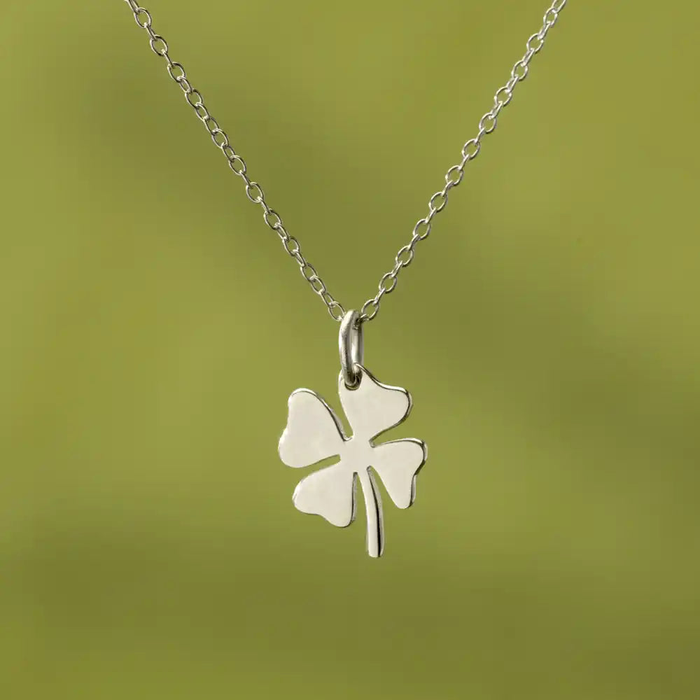 Sterling Silver Clover Necklace – Bits and Pieces