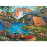 Picturesque Campsite Jigsaw Puzzle