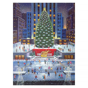 Flurries At Rockefeller Center Jigsaw Puzzle