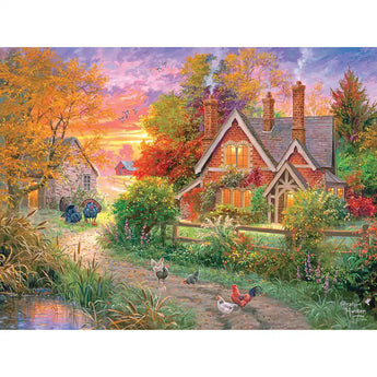 Set of 4 Abraham Hunter Jigsaw Puzzles