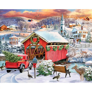 Joyous Crossing 1000 Large Piece Jigsaw Puzzle