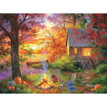 Set of 4 Abraham Hunter Jigsaw Puzzles