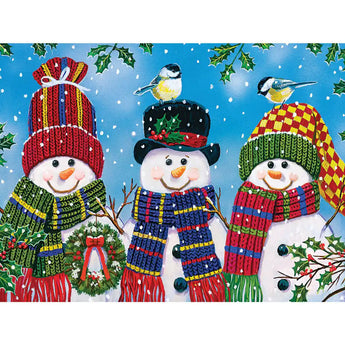 Snowy Afternoon Friends 300 Large Piece Jigsaw Puzzle