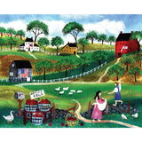 Set of 2 Cheryl Bartley Americana Jigsaw Puzzle Set