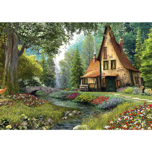 Toadstool Cottage 1000 Piece Jigsaw Puzzle