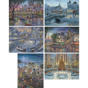 Set of 6 Robert Finale Jigsaw Puzzles