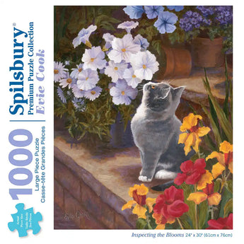 Inspecting The Blooms Jigsaw Puzzle