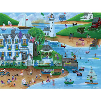 Set of 6 Cheryl Bartley 1000 Large Piece Jigsaw Puzzles Bits and Pieces