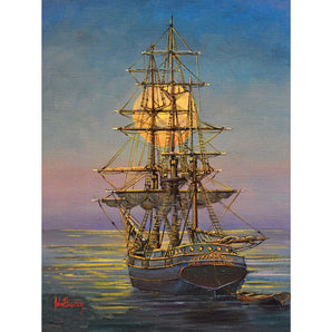 Moonlit Moorings Jigsaw Puzzle