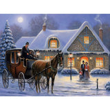 Set of 6 John Zaccheo Jigsaw Puzzles