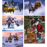 Set of 5 Jack Sorenson 300 Large Piece Jigsaw Puzzles