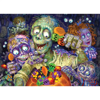 Zombies Like Candy 1000 Piece Jigsaw Puzzle