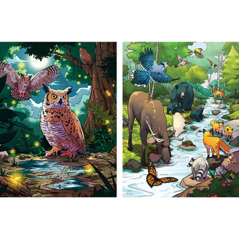 Set of 2 Michael Talbot Jigsaw Puzzles