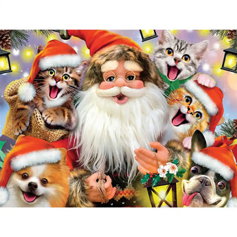 Santa Selfie 550 Piece Jigsaw Puzzle