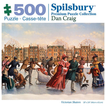 Victorian Skaters Jigsaw Puzzle