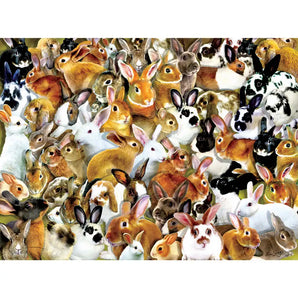 A Bundle of Bunnies 1000 Piece Jigsaw Puzzle