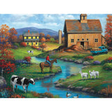 Brown Barn Farm Jigsaw Puzzle