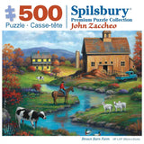 Brown Barn Farm Jigsaw Puzzle