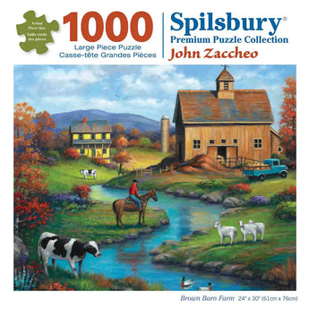 Brown Barn Farm Jigsaw Puzzle