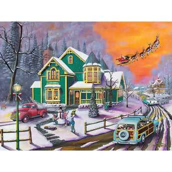 Santa Is Coming To Town Jigsaw Puzzle