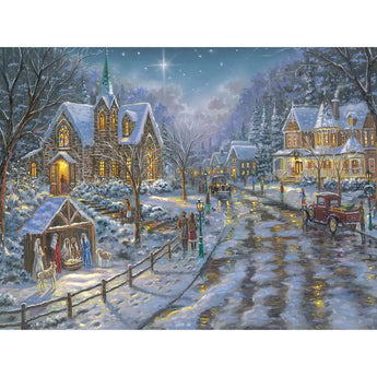 Set of 4 Robert Finale Holiday Jigsaw Puzzles