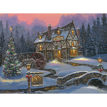 Old Mill Christmas Jigsaw Puzzle