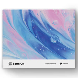 Gradient Splatter 1000 Piece Jigsaw Puzzle