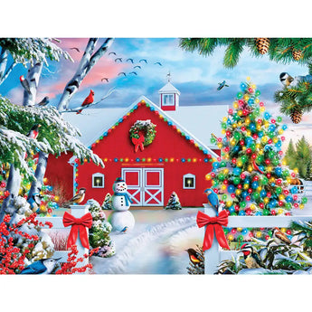 Country Christmas Jigsaw Puzzle