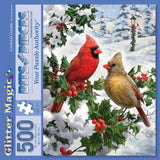 Cardinal Couple Jigsaw Puzzle