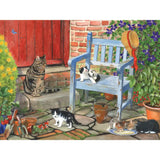 Set of 4 Tracy Hall 500 Piece Jigsaw Puzzles Bits and Pieces