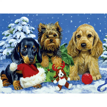 Snow Puppies Jigsaw Puzzle