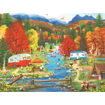 Set of 6 Mary Ann Vessey 300 Large Piece Jigsaw Puzzles Bits and Pieces