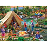 Camping at Summers End 1000 Piece Jigsaw Puzzle