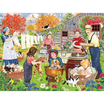 Set of 4 Rosiland Solomon Jigsaw Puzzles