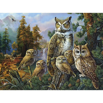 Owl Family Jigsaw Puzzle