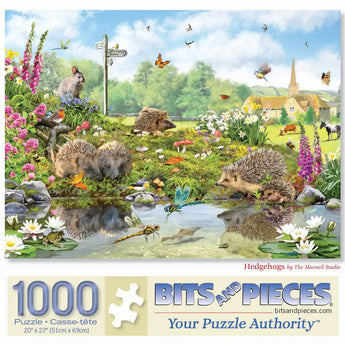 Hedgehogs 1000 Piece Jigsaw Puzzle