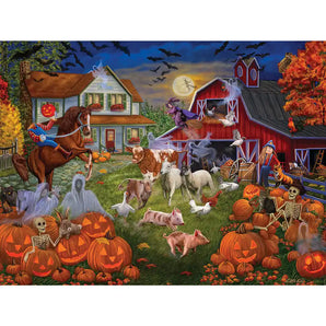 Haunted Barnyard Jigsaw Puzzle