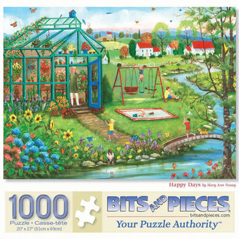 Set of 3 Mary Ann Vessey 1000 Piece Jigsaw Puzzles