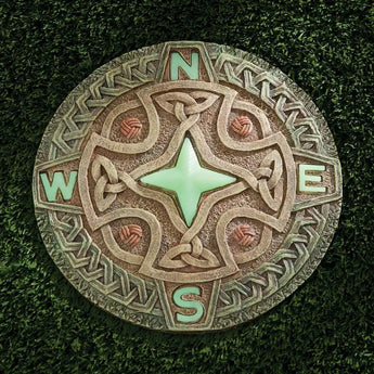 Glow In the Dark Compass Stepping Stone