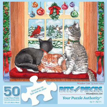 Window Cats Jigsaw Puzzle