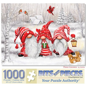 Three Gnomes Jigsaw Puzzle