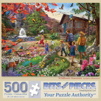 Wildflower Mountain Jigsaw Puzzle