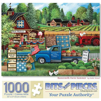 Buttermilk Farm Summer 1000 Piece Jigsaw Puzzle