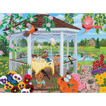 Set of 2 Garden 1000 Piece Jigsaw Puzzles Bits and Pieces