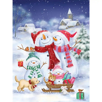 Snowman Family Jigsaw Puzzle