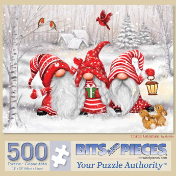 Three Gnomes Jigsaw Puzzle